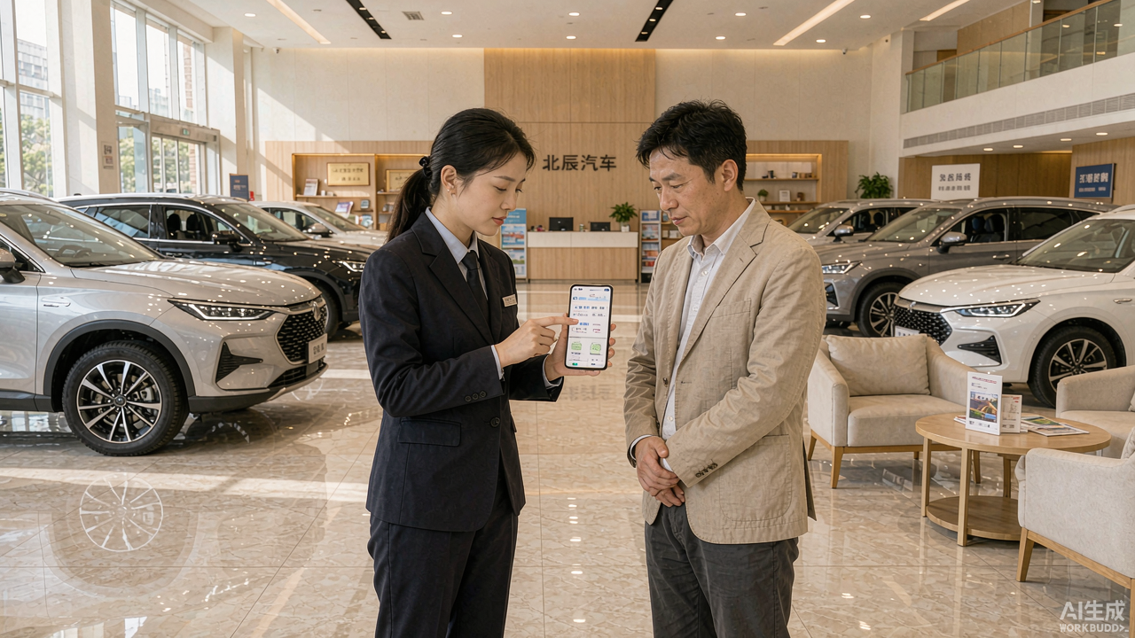 汽车4S店本地推获客场景